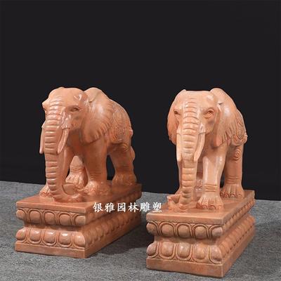 大理石大象雕塑-石雕大象图文简介银雅雕塑麻洋