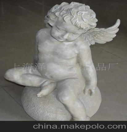雕塑 天使 石膏 石料工艺品