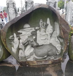 厂家直销岩洞动物浮雕 十二生肖沉雕工艺品 公园工厂景观雕塑