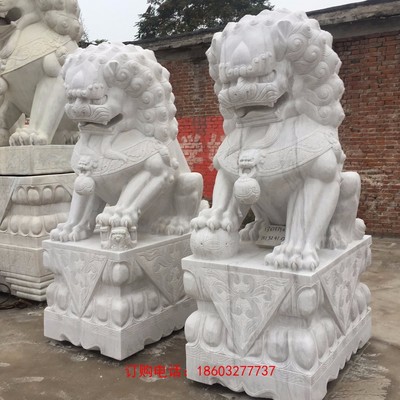 康大雕塑可定制石雕文化 狮子石雕加工价格 石雕制品 石雕学习